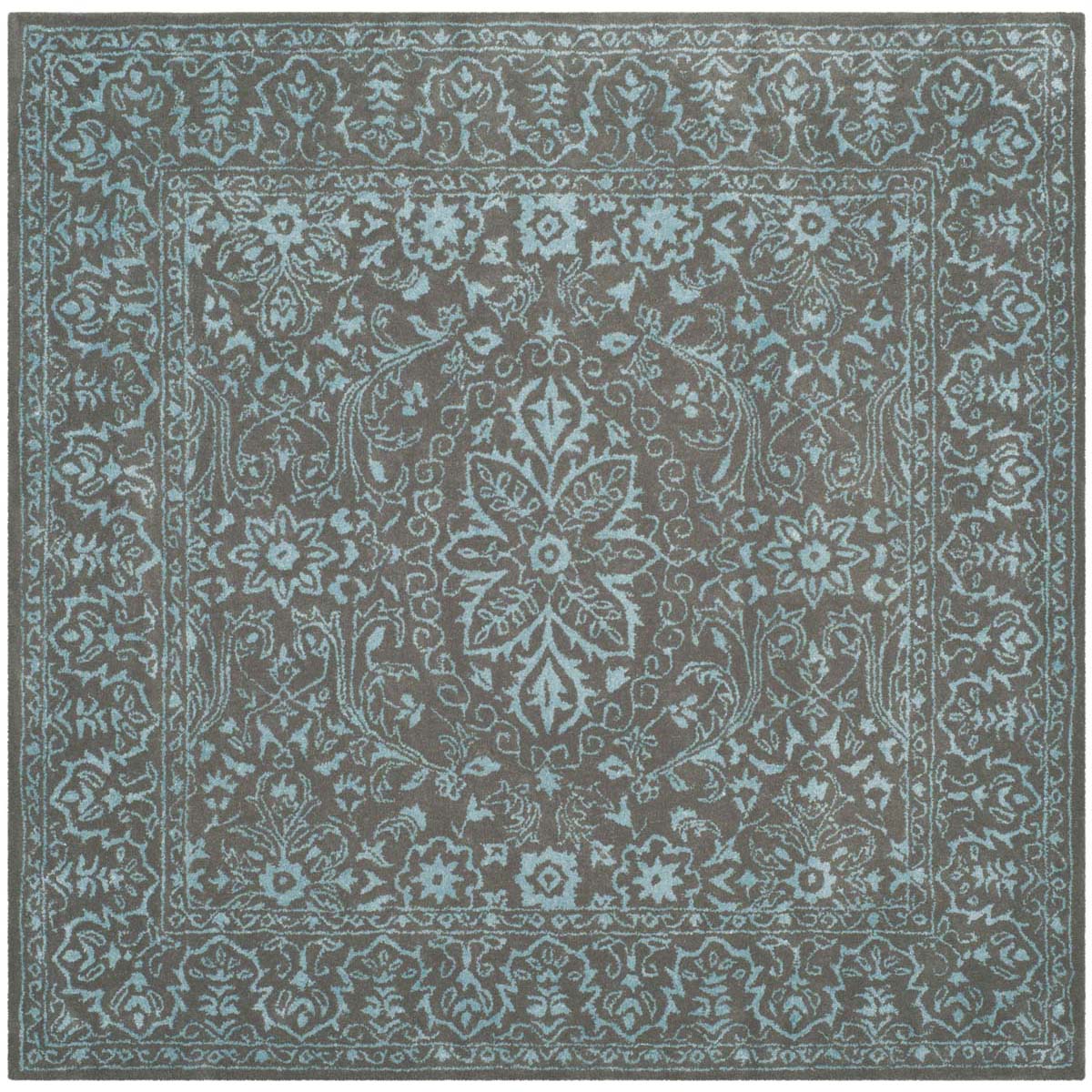 Safavieh Glamour 516 Rug, GLM516 - Blue / Dark Grey