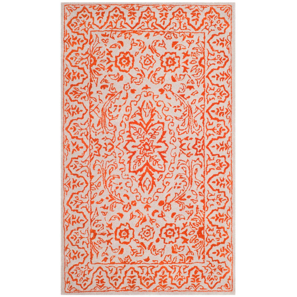 Safavieh Glamour 516 Rug, GLM516 - Grey / Rust