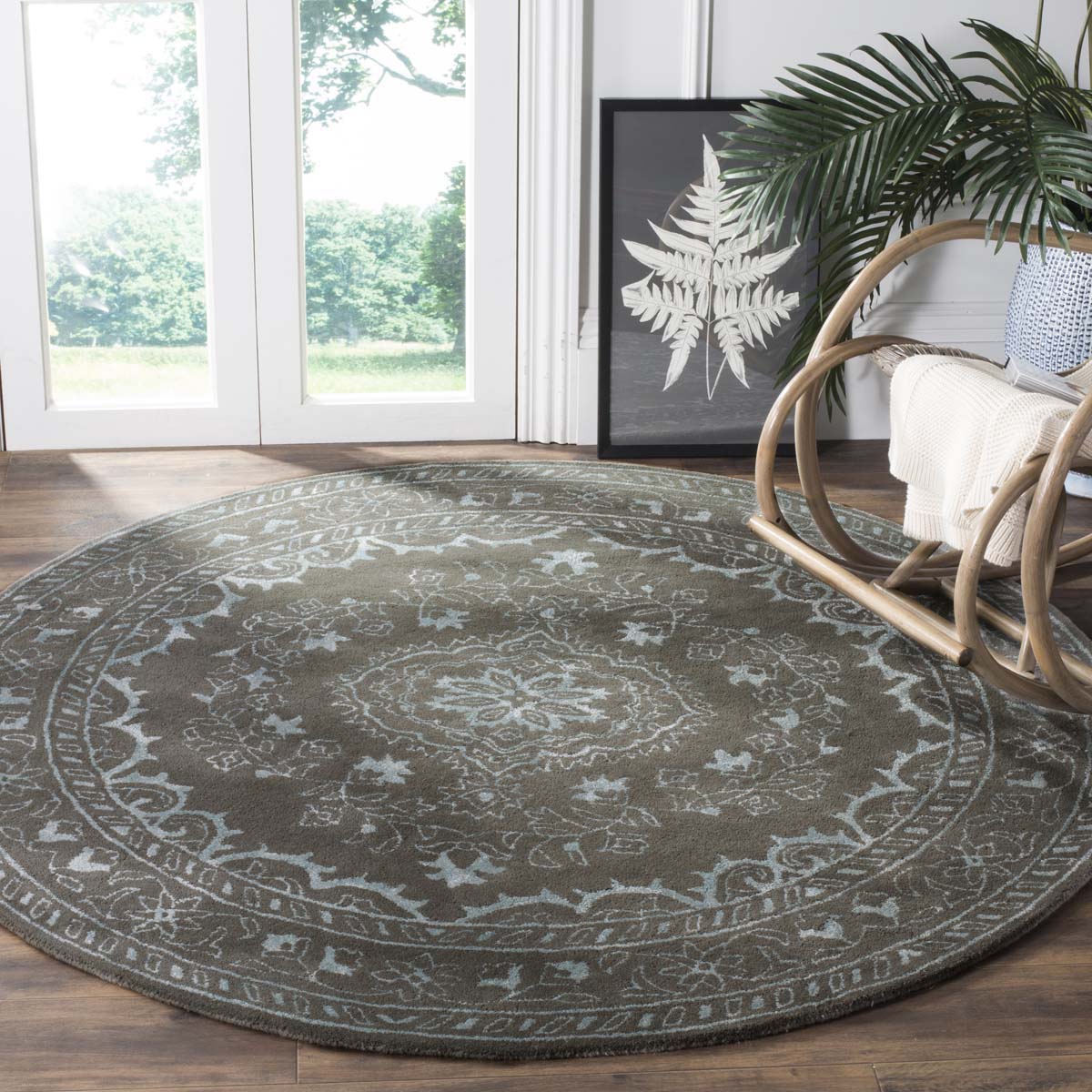 Safavieh Glamour 533 Rug, GLM533 - Dark Grey