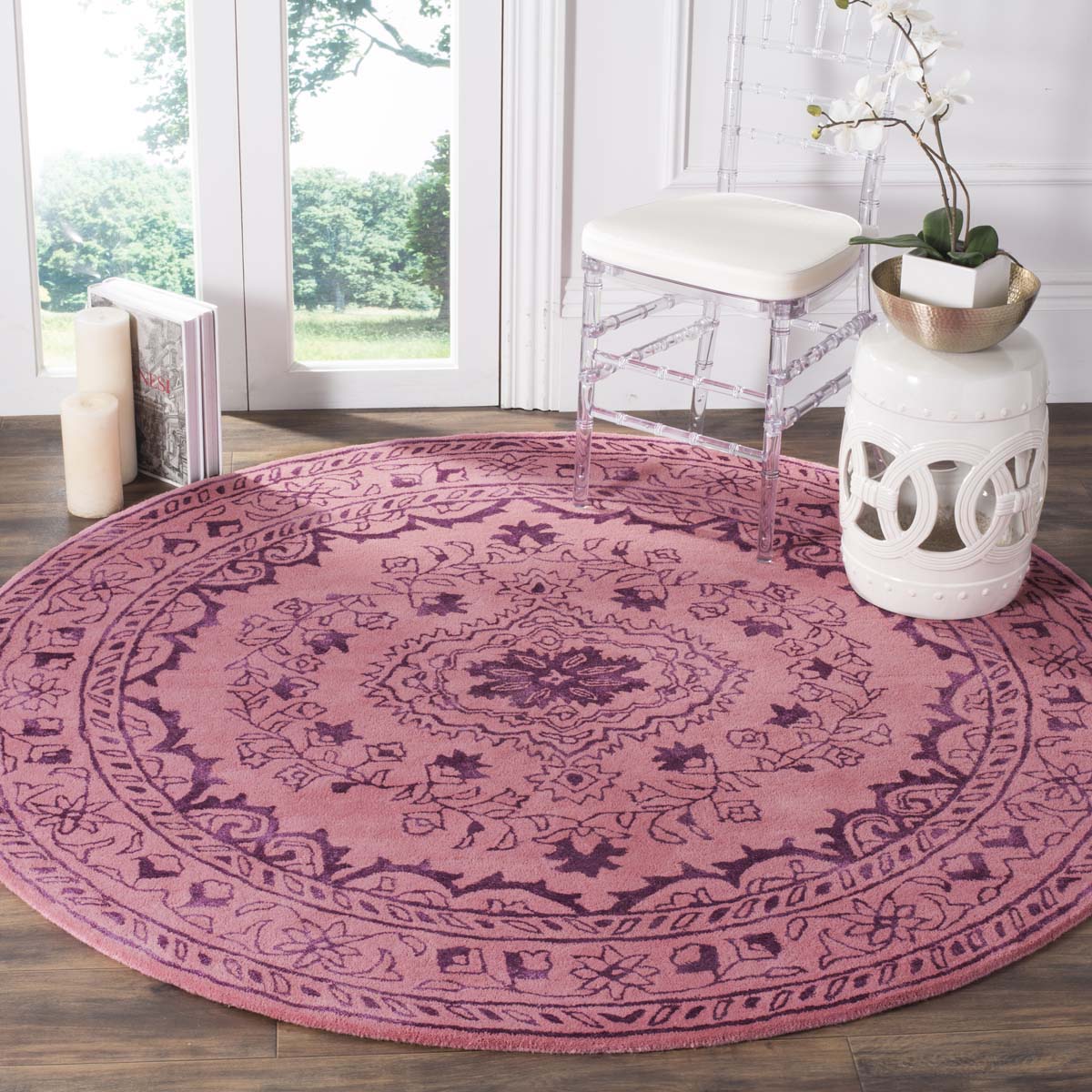 Safavieh Glamour 533 Rug, GLM533 - Pink