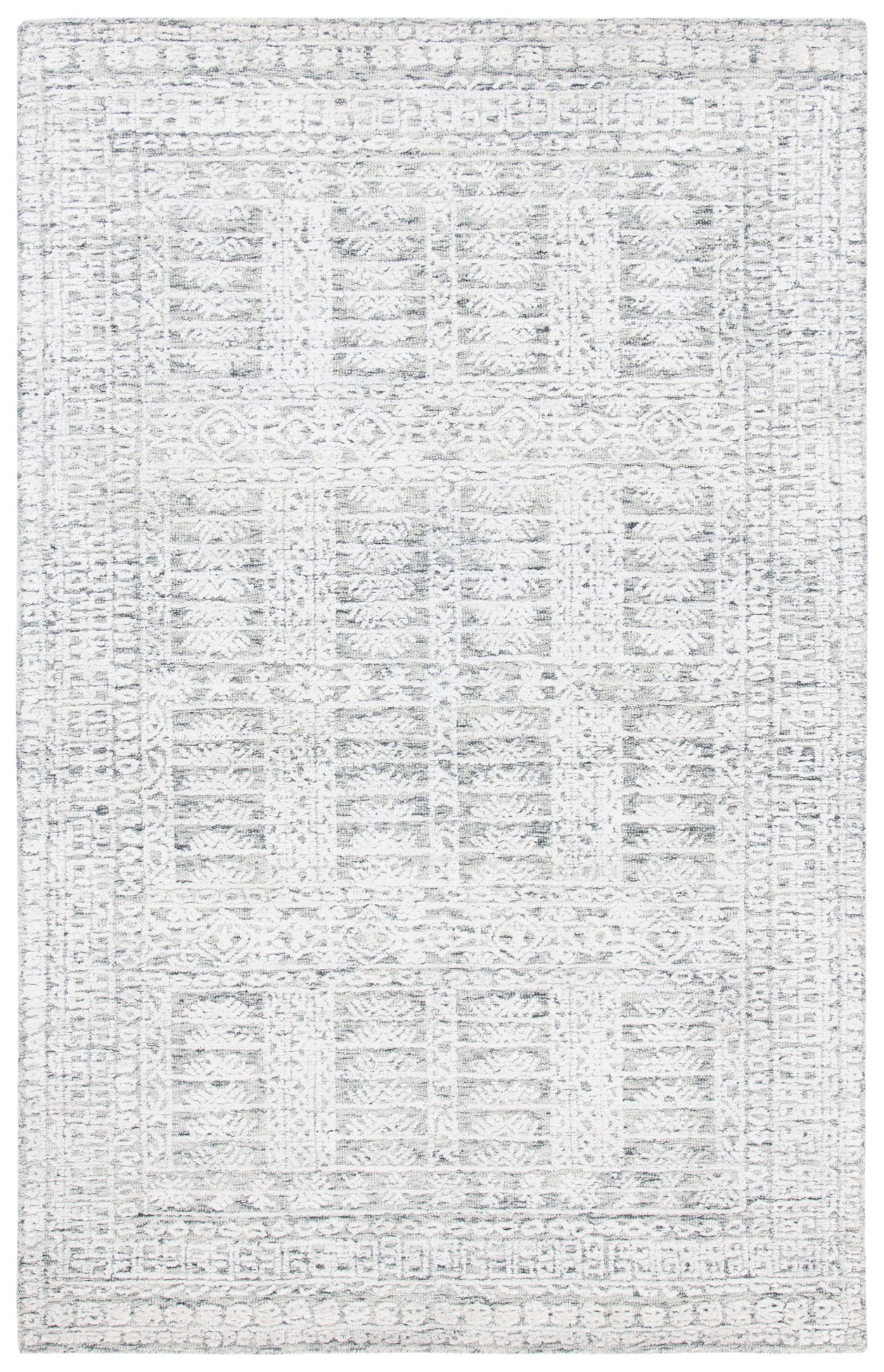 Safavieh Glamour 553 Rug, GLM553 - Charcoal / Ivory