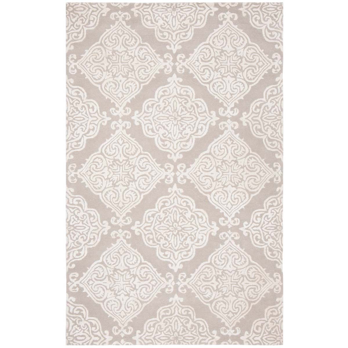 Safavieh Glamour 558 Rug, GLM558 - Silver / Ivory