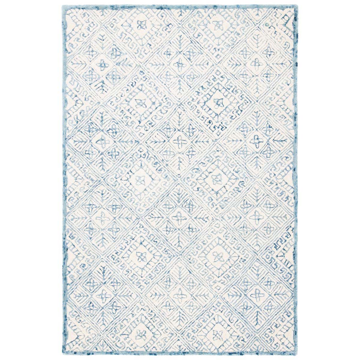 Safavieh Glamour 660 Rug, GLM660 - Blue / Ivory