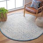 Safavieh Glamour 660 Rug, GLM660 - Blue / Ivory