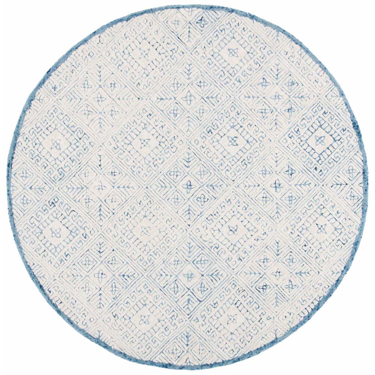 Safavieh Glamour 660 Rug, GLM660 - Blue / Ivory