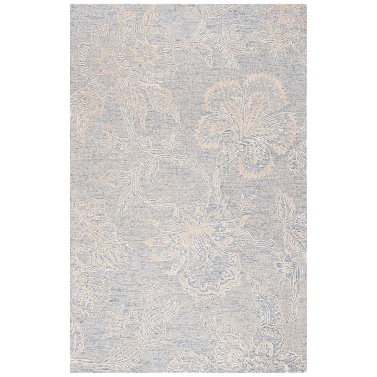 Safavieh Glamour 661 Rug, GLM661 - Light Blue / Ivory