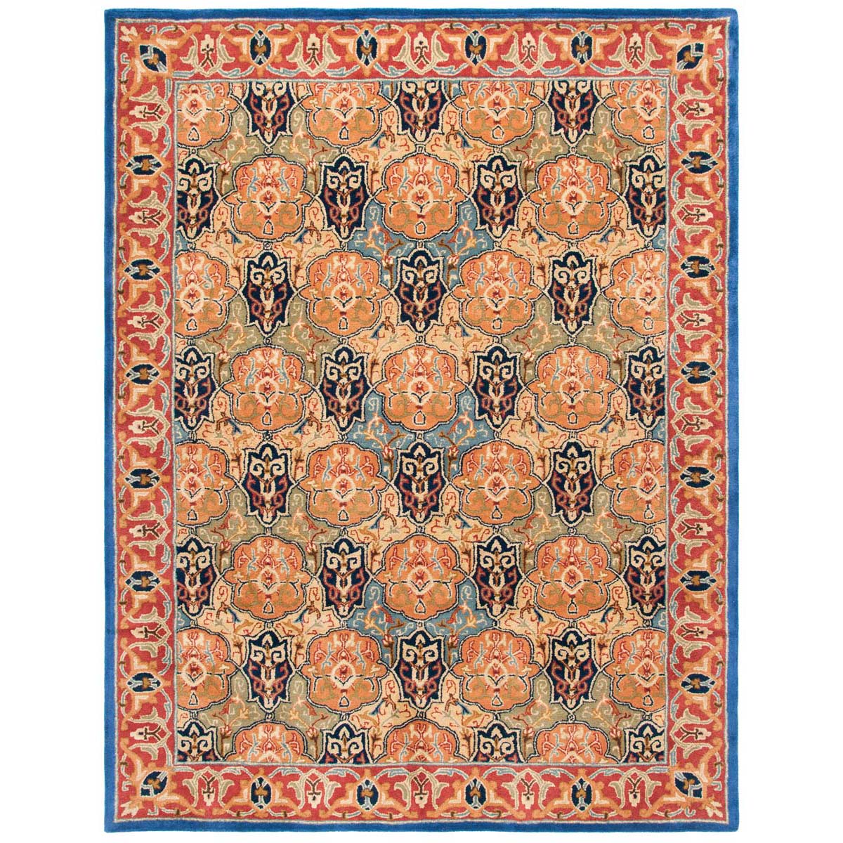 Safavieh Heritage 77M Rug, HG277M - Blue / Red