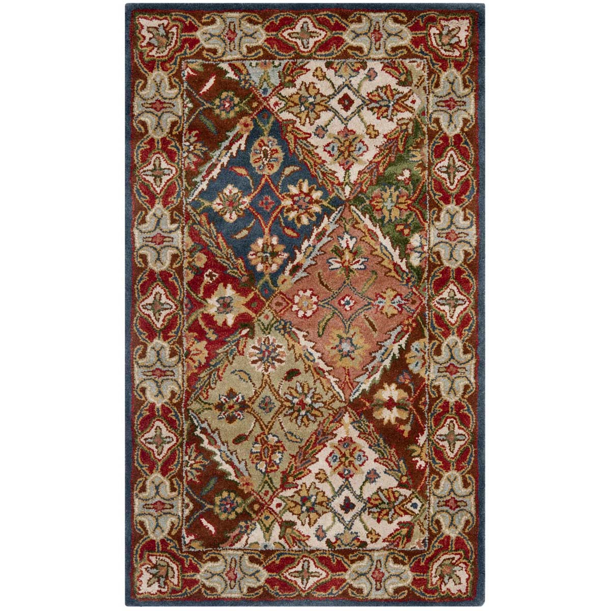 Safavieh Heritage 16B Rug, HG316B - Green / Red