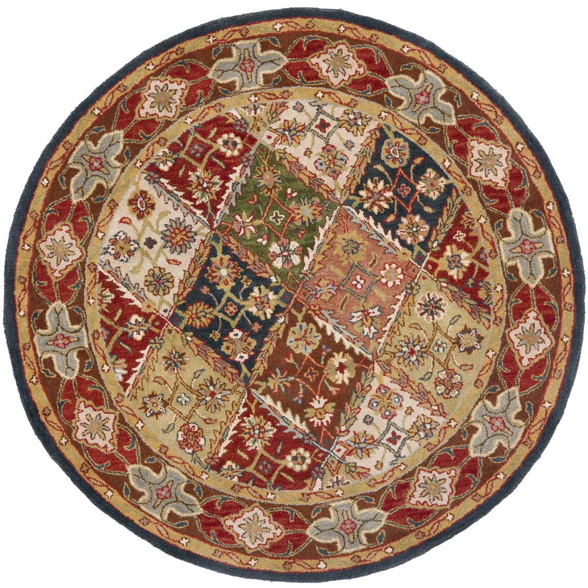 Safavieh Heritage 16B Rug, HG316B - Green / Red