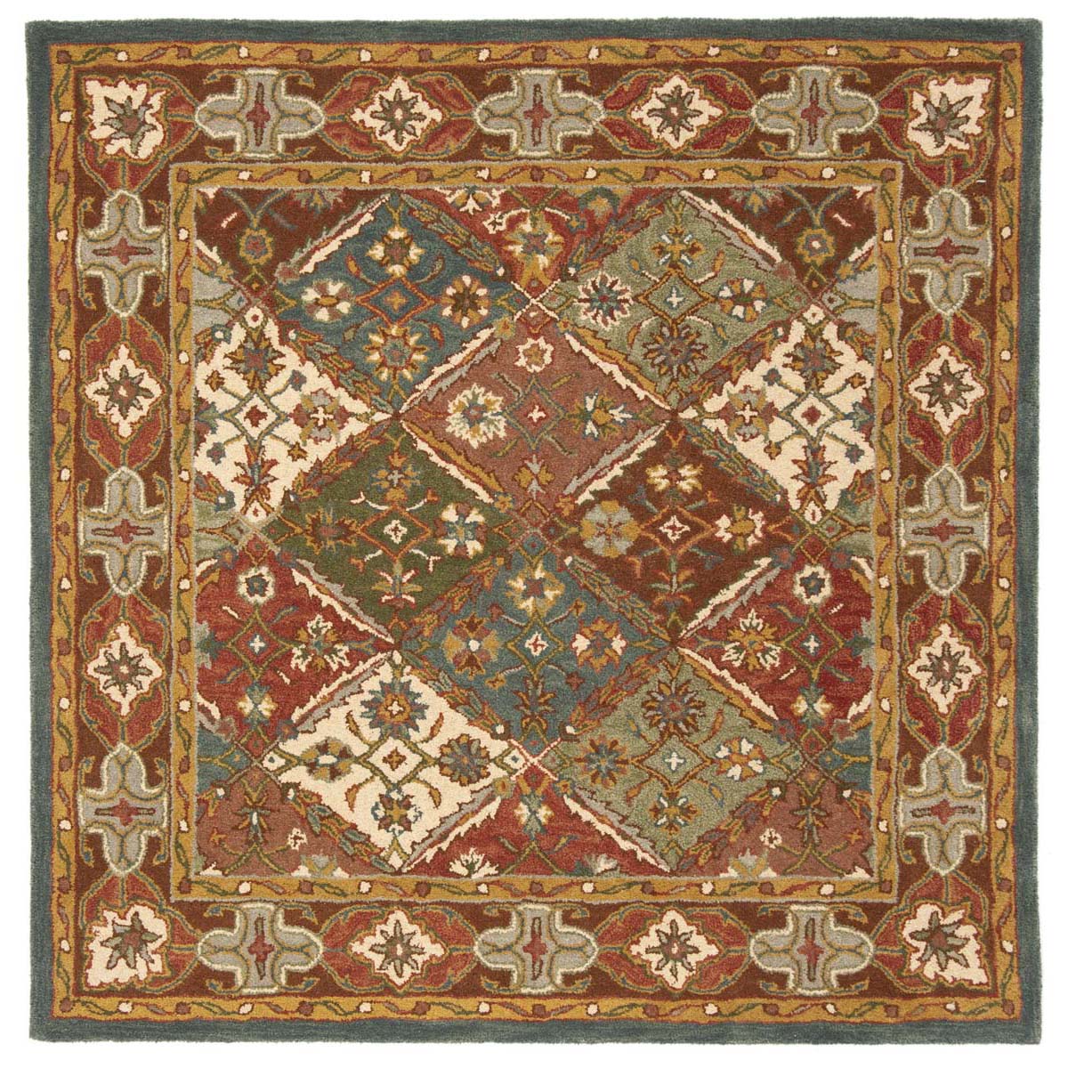 Safavieh Heritage 16B Rug, HG316B - Green / Red