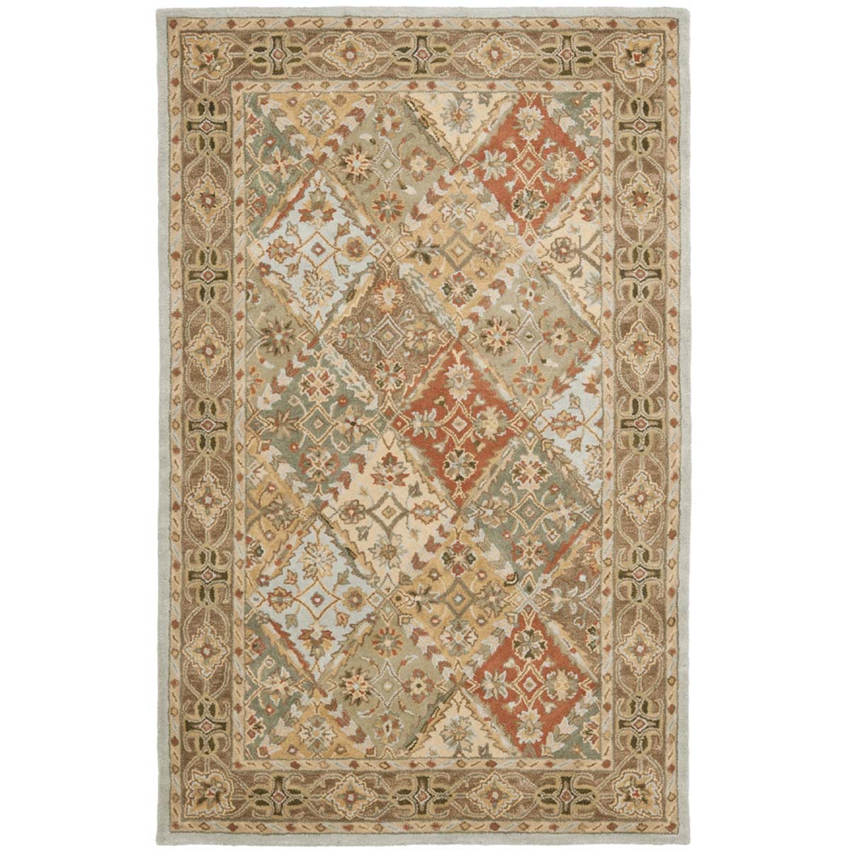 Safavieh Heritage 16C Rug, HG316C - Light Blue / Light Brown