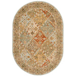 Safavieh Heritage 16C Rug, HG316C - Light Blue / Light Brown