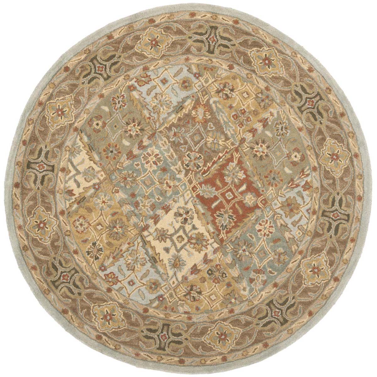 Safavieh Heritage 16C Rug, HG316C - Light Blue / Light Brown