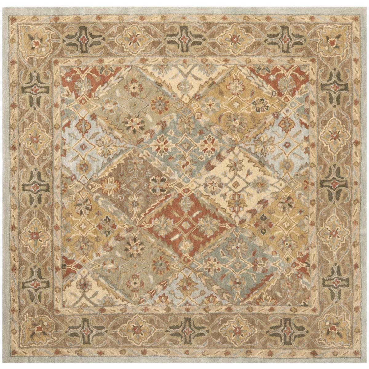 Safavieh Heritage 16C Rug, HG316C - Light Blue / Light Brown