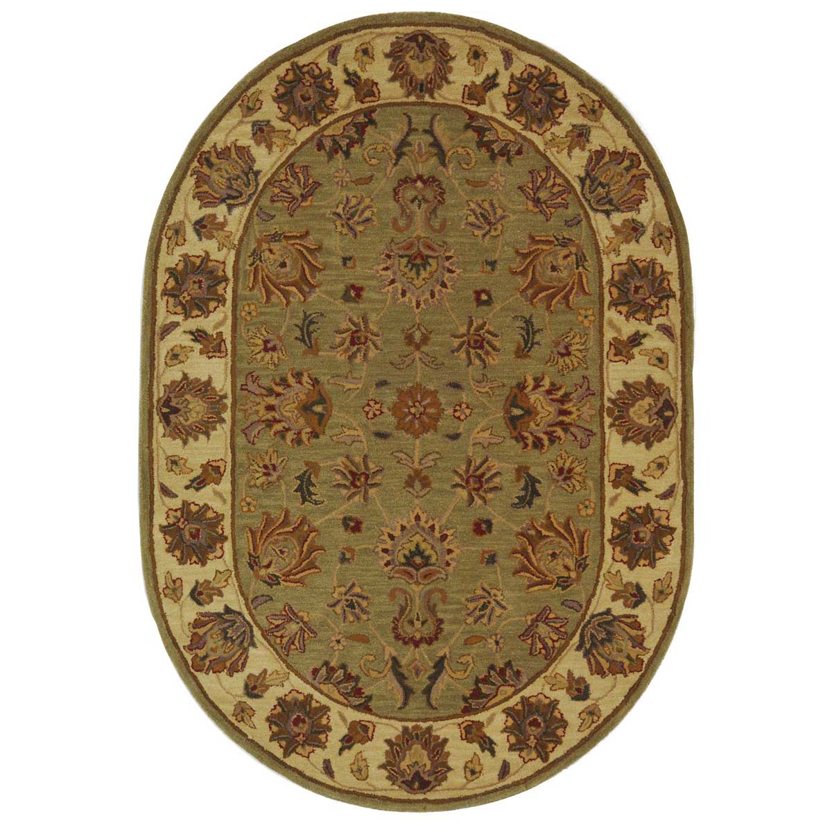 Safavieh Heritage 43A Rug, HG343A - Green / Gold