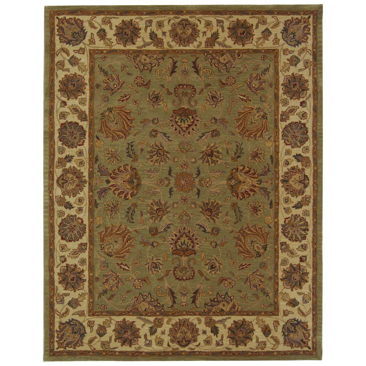 Safavieh Heritage 43A Rug, HG343A - Green / Gold