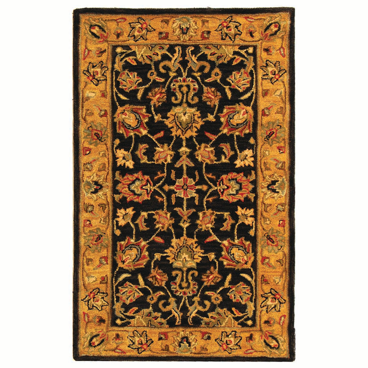 Safavieh Heritage 43E Rug, HG343E - Charcoal / Gold