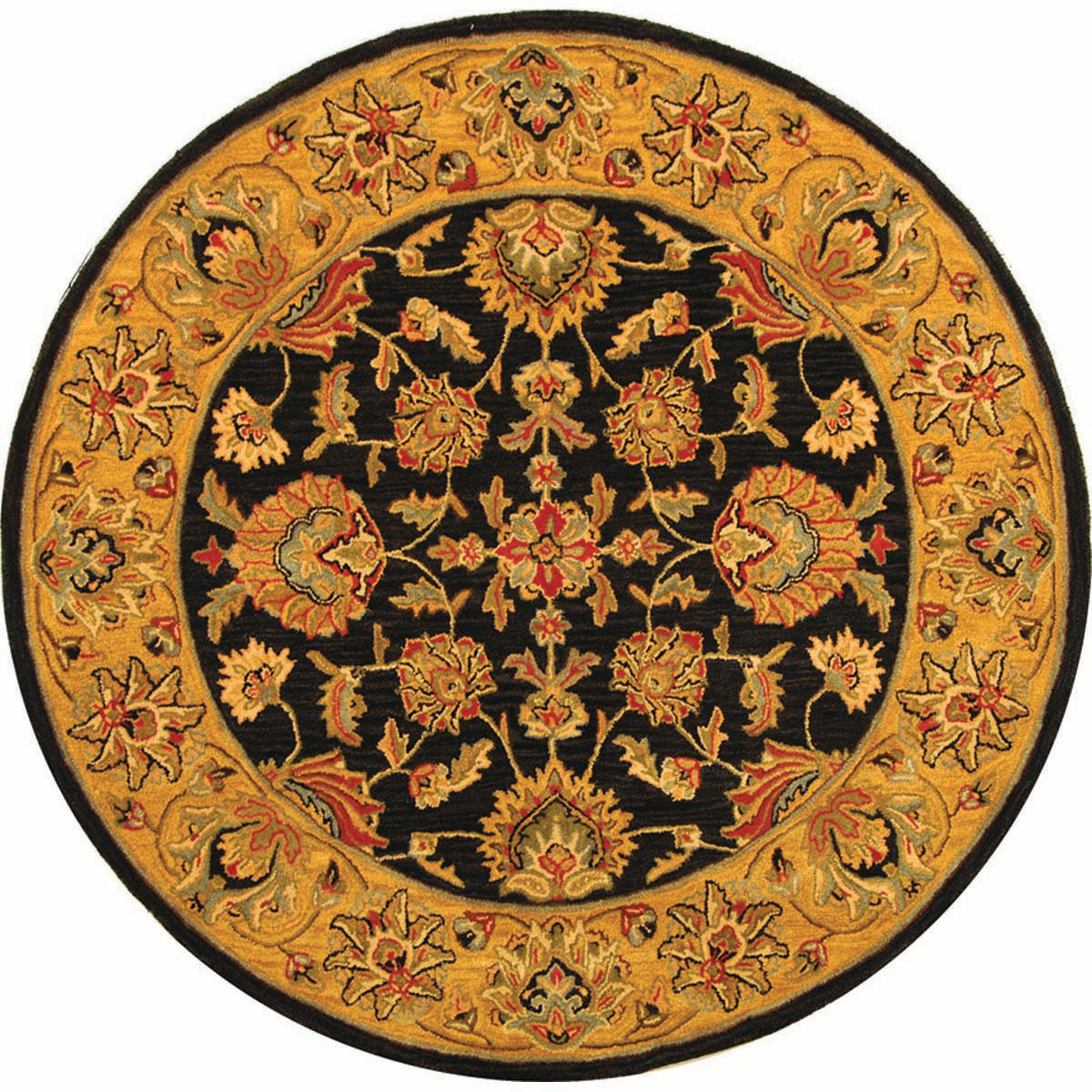 Safavieh Heritage 43E Rug, HG343E - Charcoal / Gold