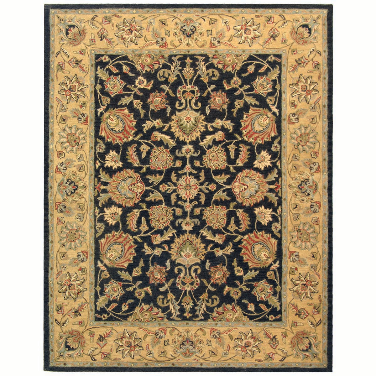 Safavieh Heritage 43E Rug, HG343E - Charcoal / Gold