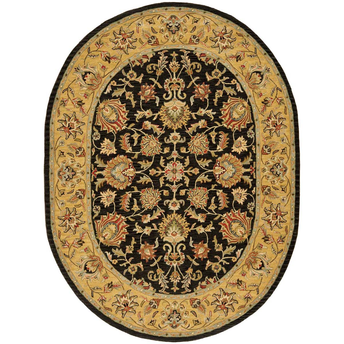 Safavieh Heritage 43E Rug, HG343E - Charcoal / Gold