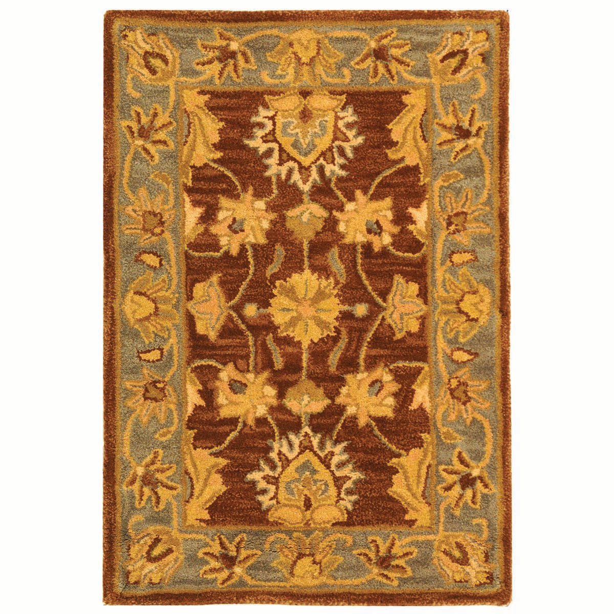 Safavieh Heritage 43J Rug, HG343J - Brown / Blue