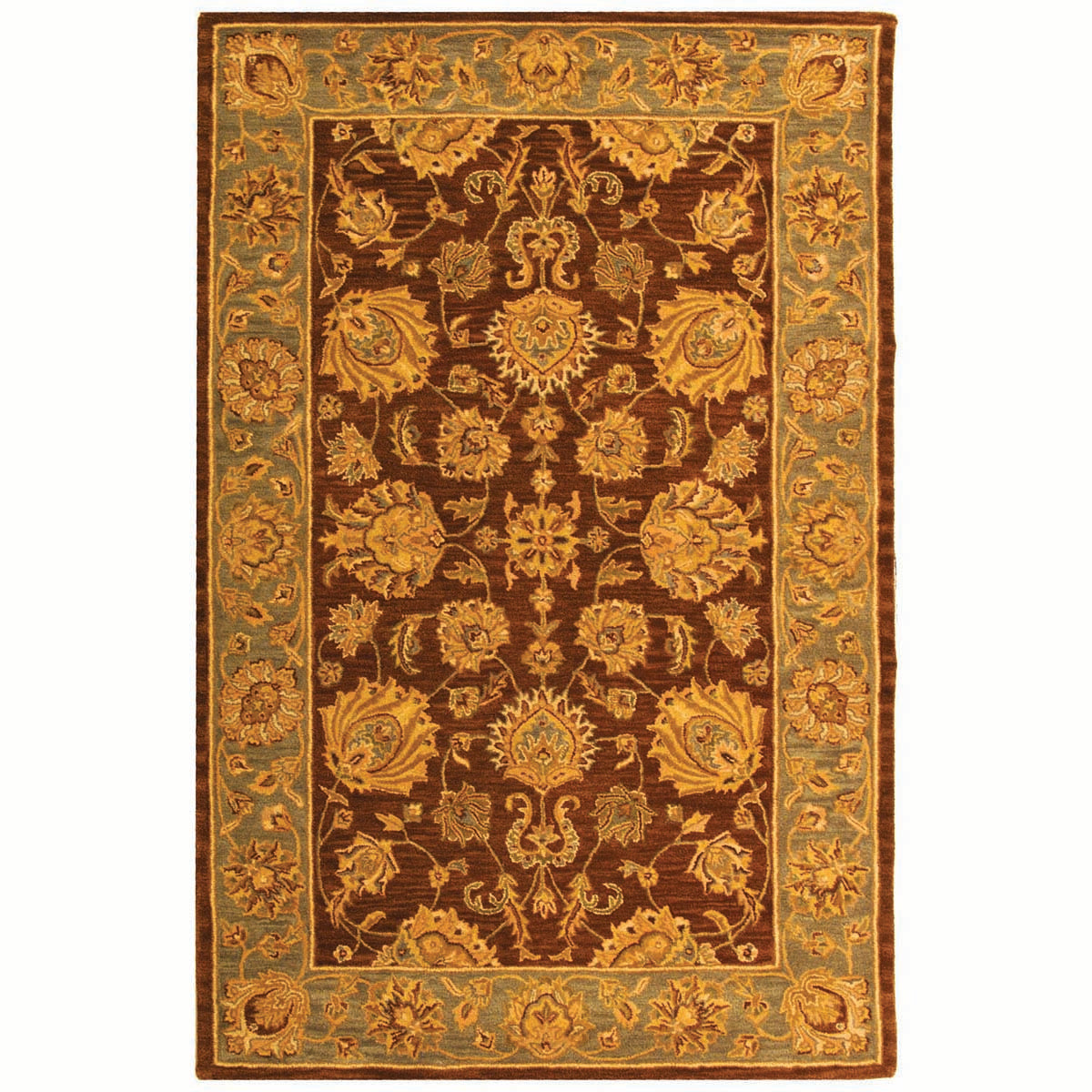 Safavieh Heritage 43J Rug, HG343J - Brown / Blue