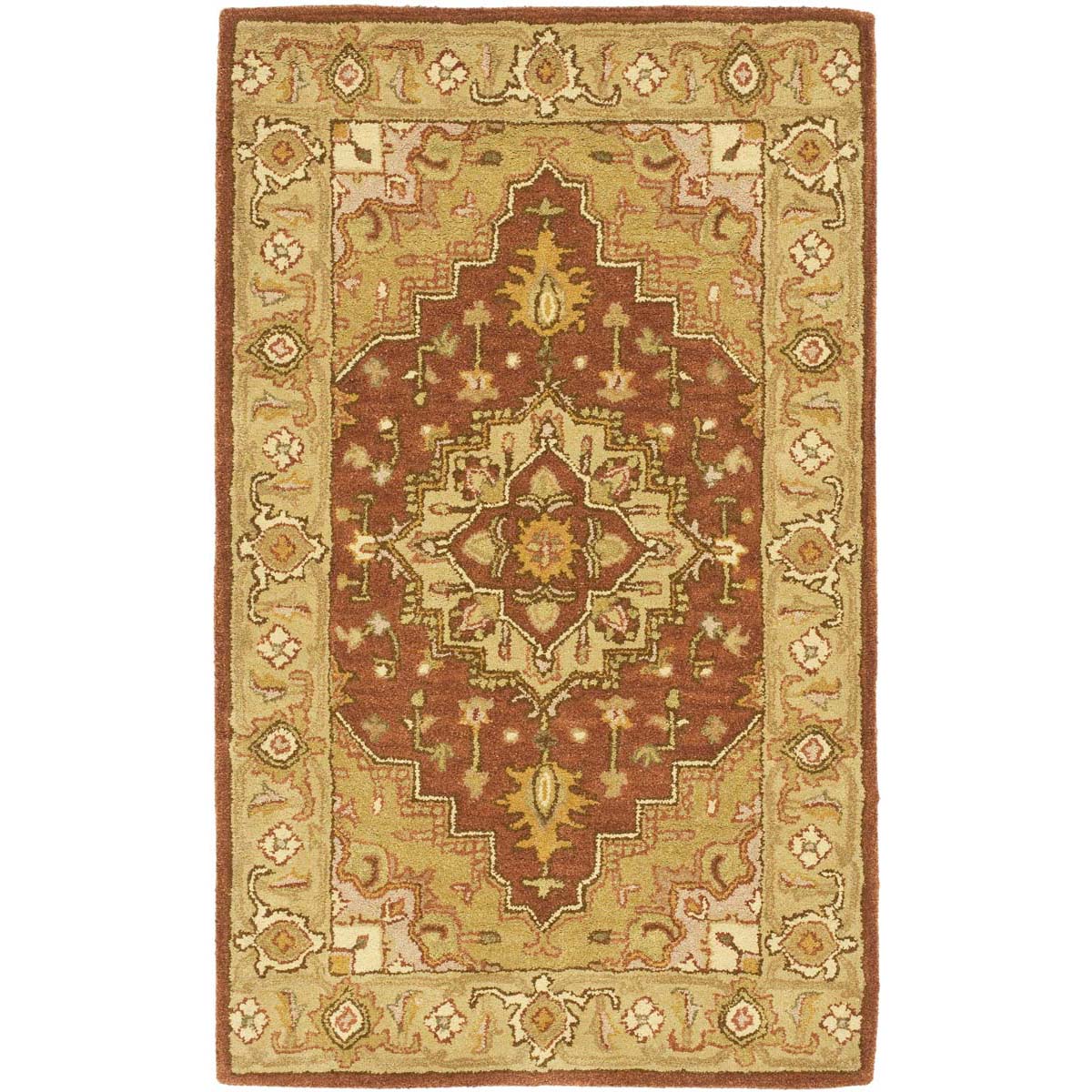 Safavieh Heritage 45A Rug, HG345A - Rust / Gold