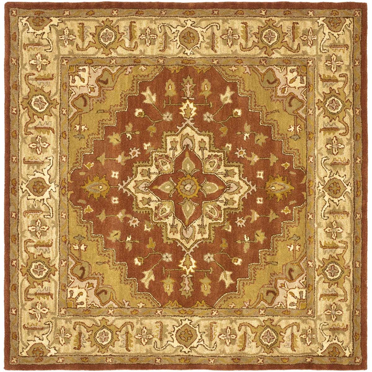 Safavieh Heritage 45A Rug, HG345A - Rust / Gold