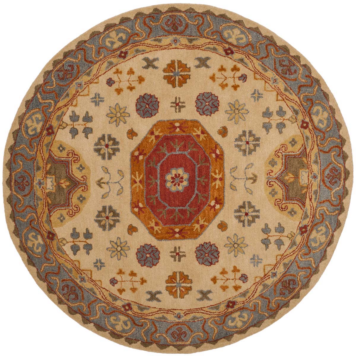 Safavieh Heritage 02A Rug, HG402A - Beige / Multi