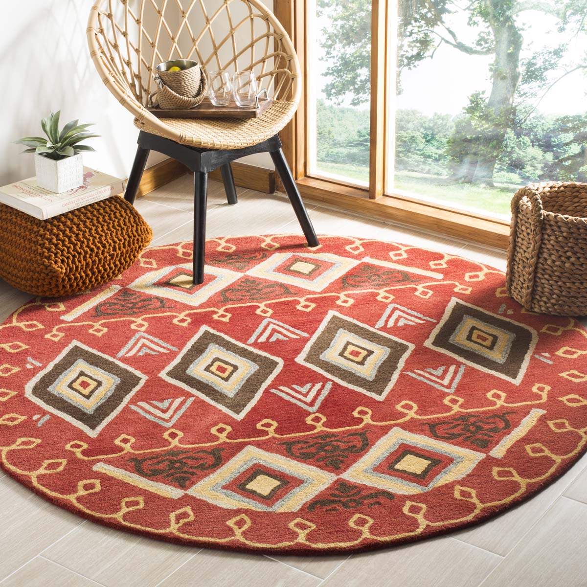 Safavieh Heritage 04A Rug, HG404A - Red / Multi