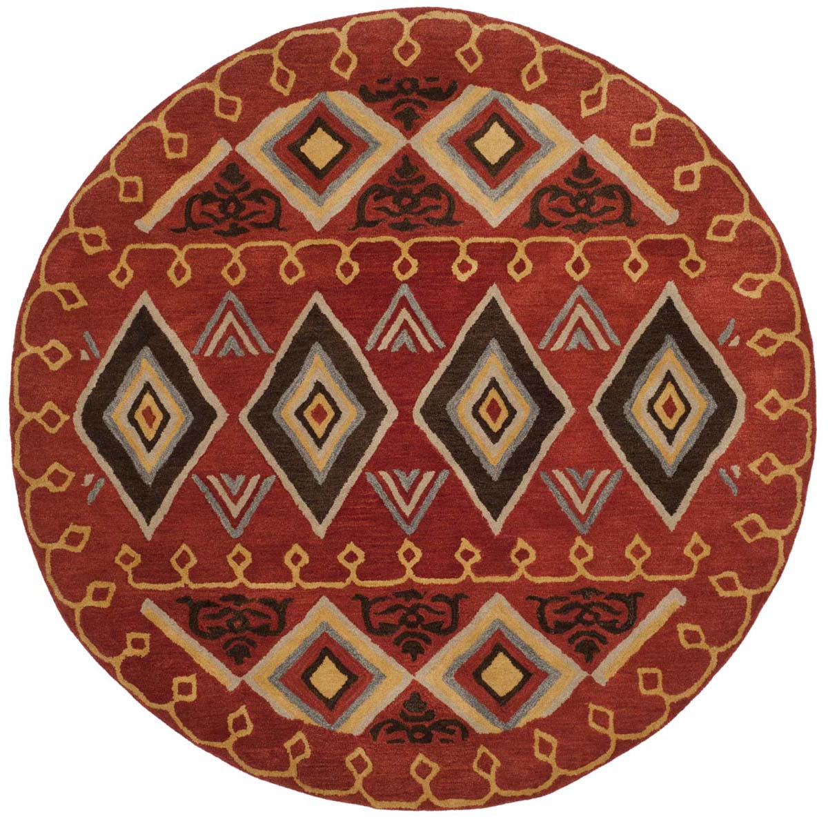 Safavieh Heritage 04A Rug, HG404A - Red / Multi