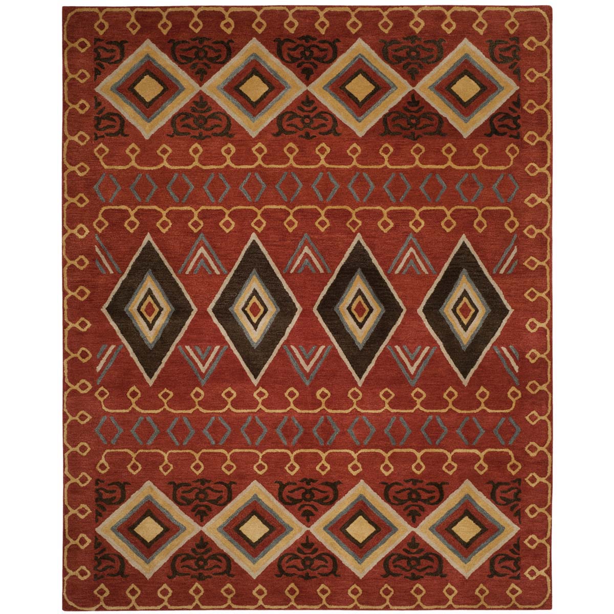 Safavieh Heritage 04A Rug, HG404A - Red / Multi