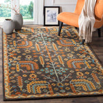 Safavieh Heritage 09A Rug, HG409A - Charcoal / Multi