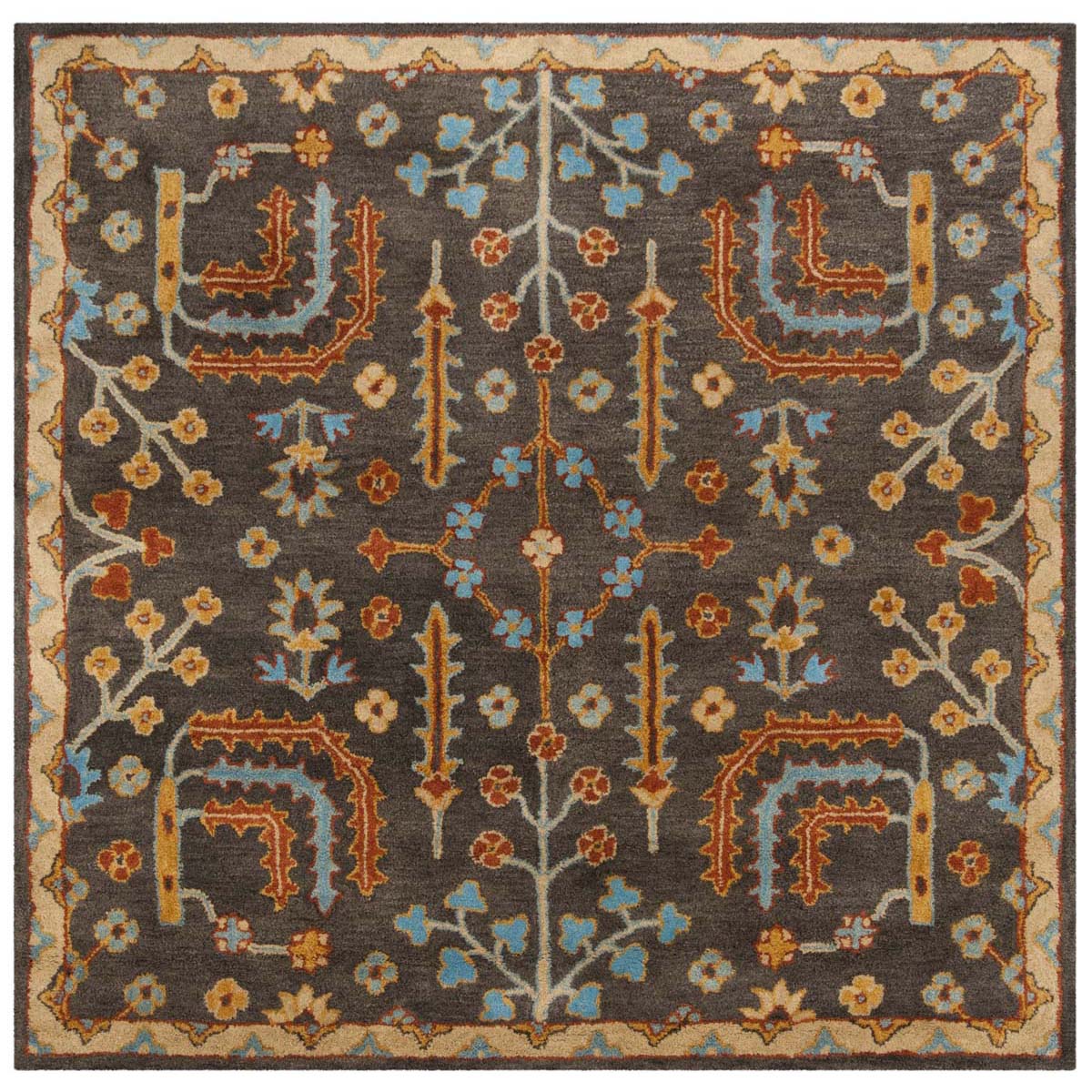 Safavieh Heritage 09A Rug, HG409A - Charcoal / Multi