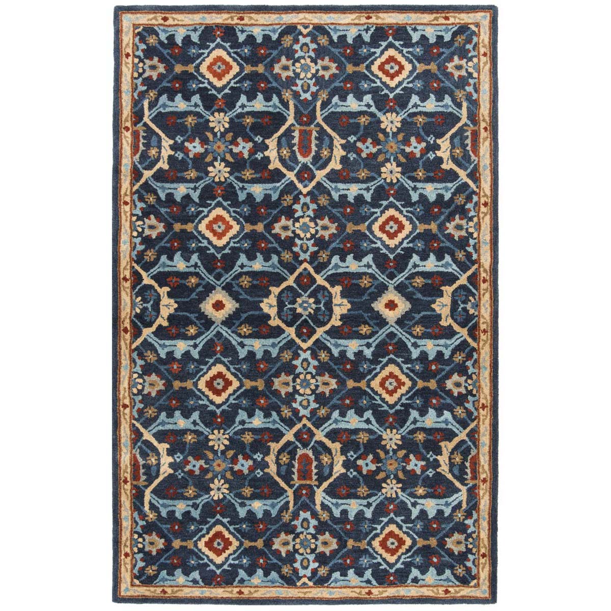 Safavieh Heritage 16N Rug, HG416N - Navy / Multi