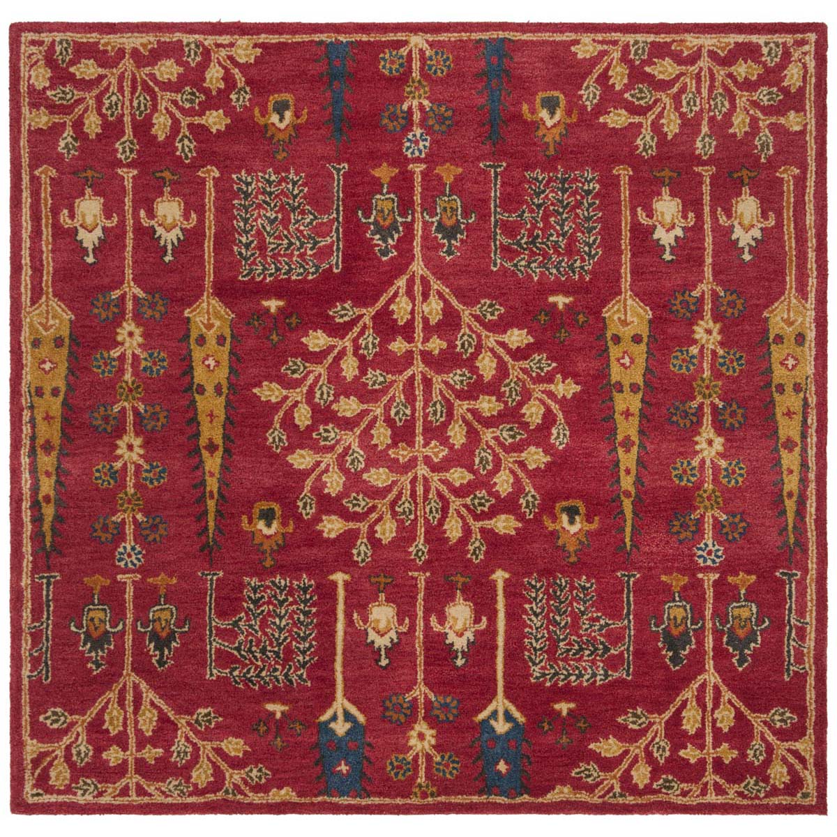 Safavieh Heritage 18Q Rug, HG418Q - Red / Multi