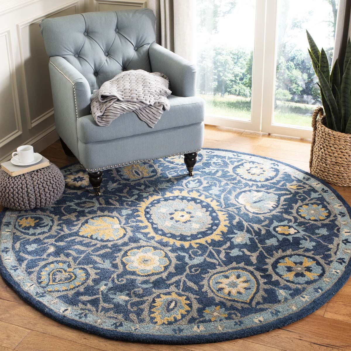 Safavieh Heritage 23N Rug, HG423N - Navy / Gold