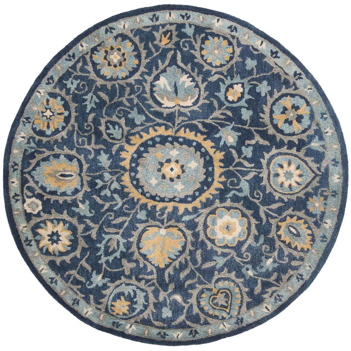 Safavieh Heritage 23N Rug, HG423N - Navy / Gold