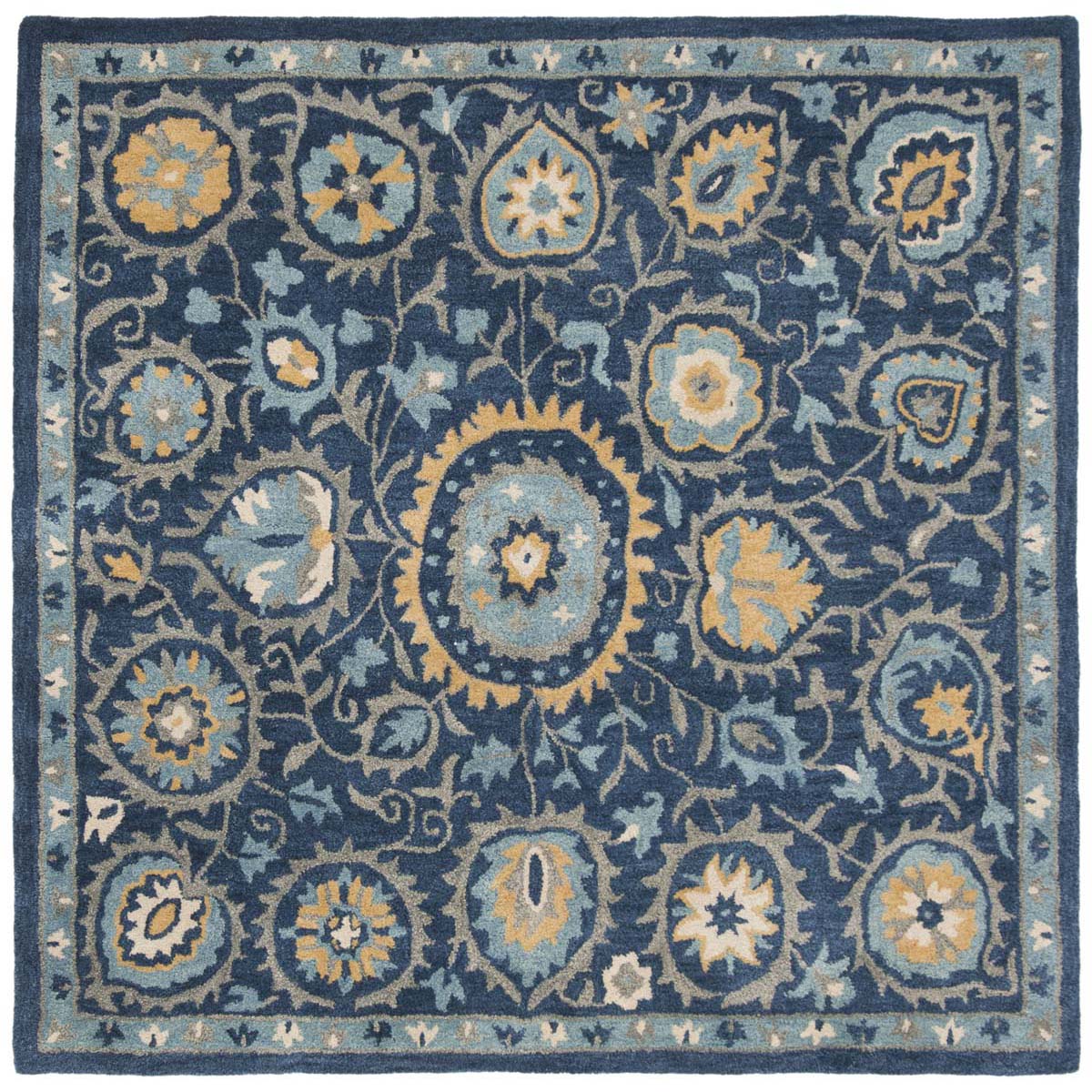 Safavieh Heritage 23N Rug, HG423N - Navy / Gold