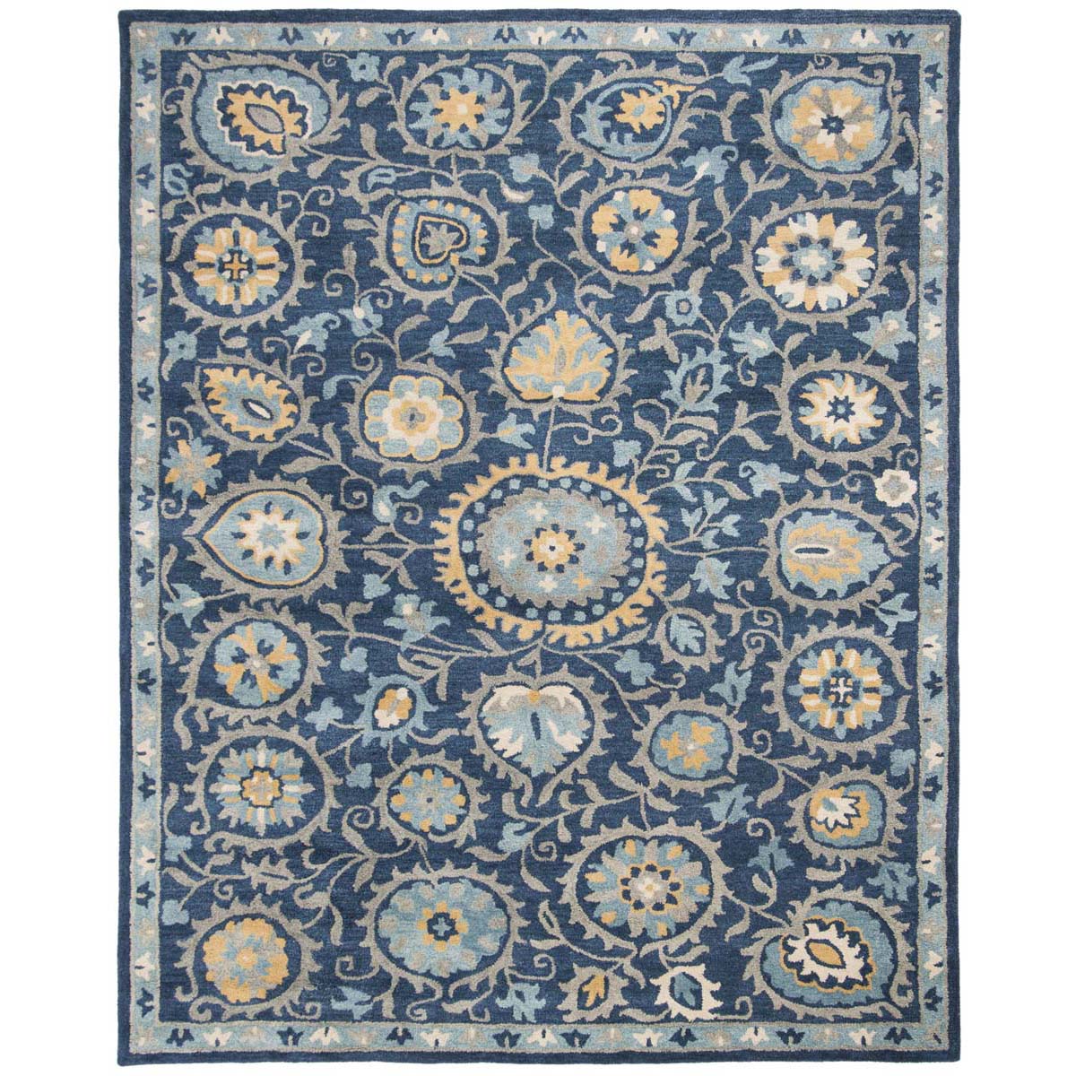 Safavieh Heritage 23N Rug, HG423N - Navy / Gold