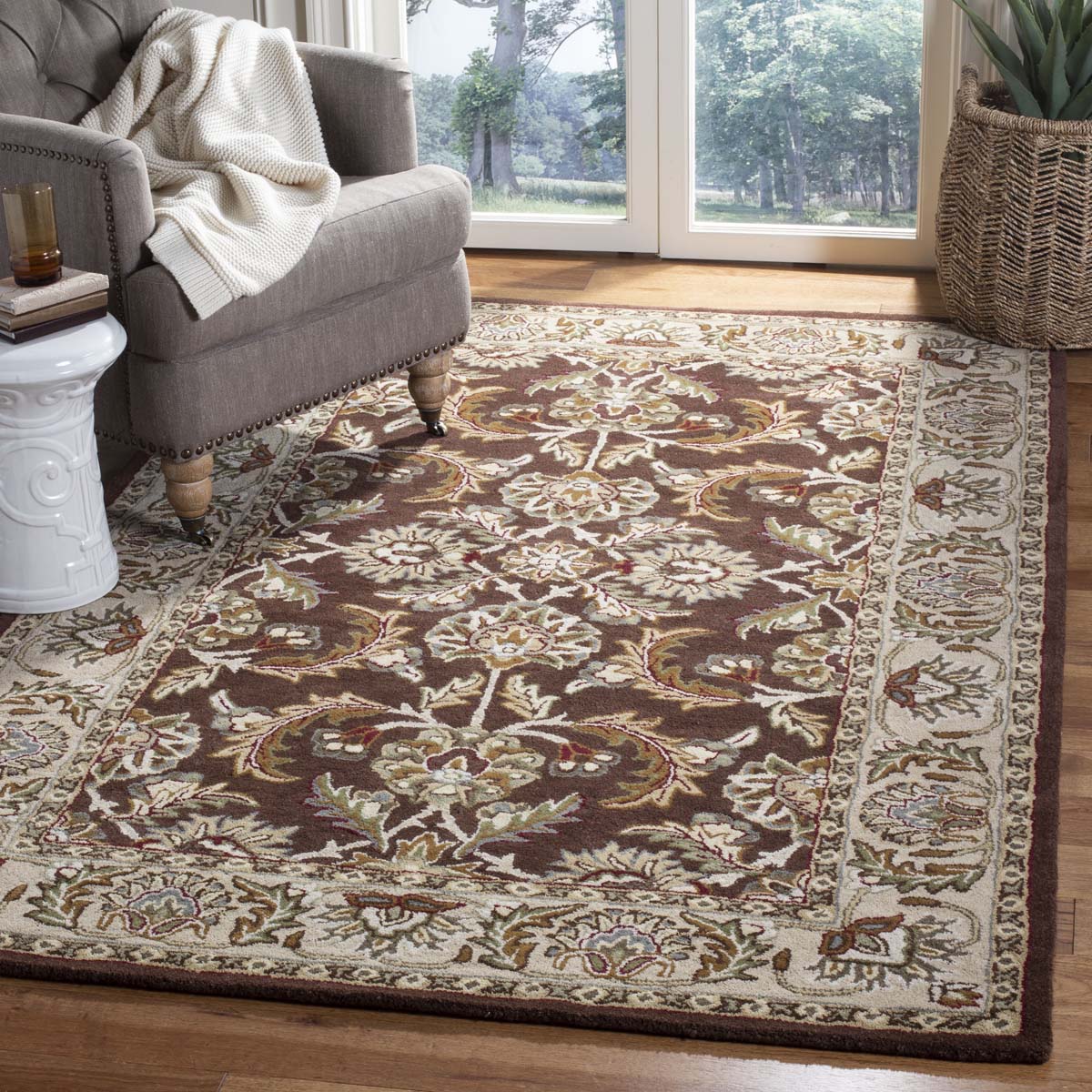 Safavieh Heritage 51A Rug, HG451A - Brown / Ivory