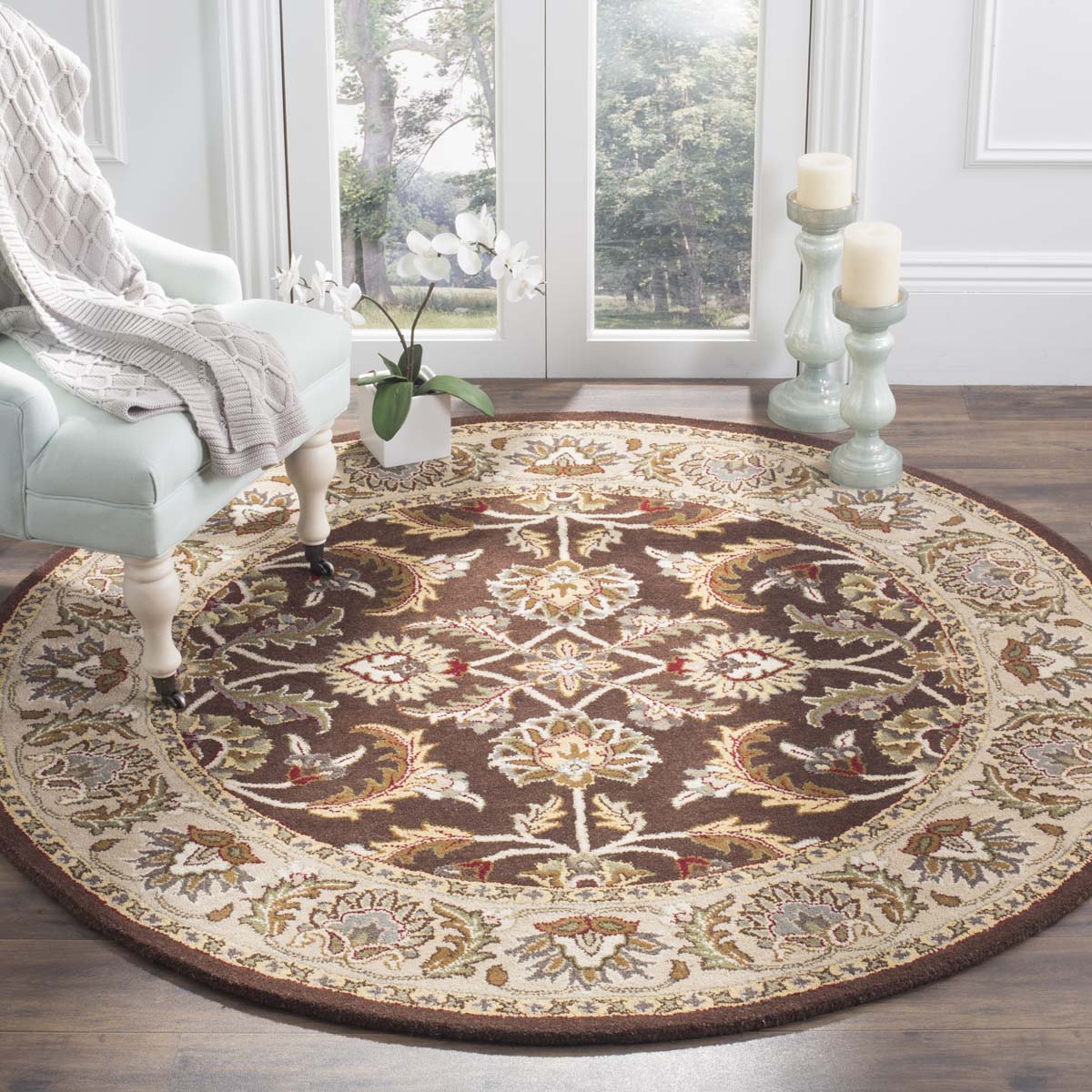 Safavieh Heritage 51A Rug, HG451A - Brown / Ivory