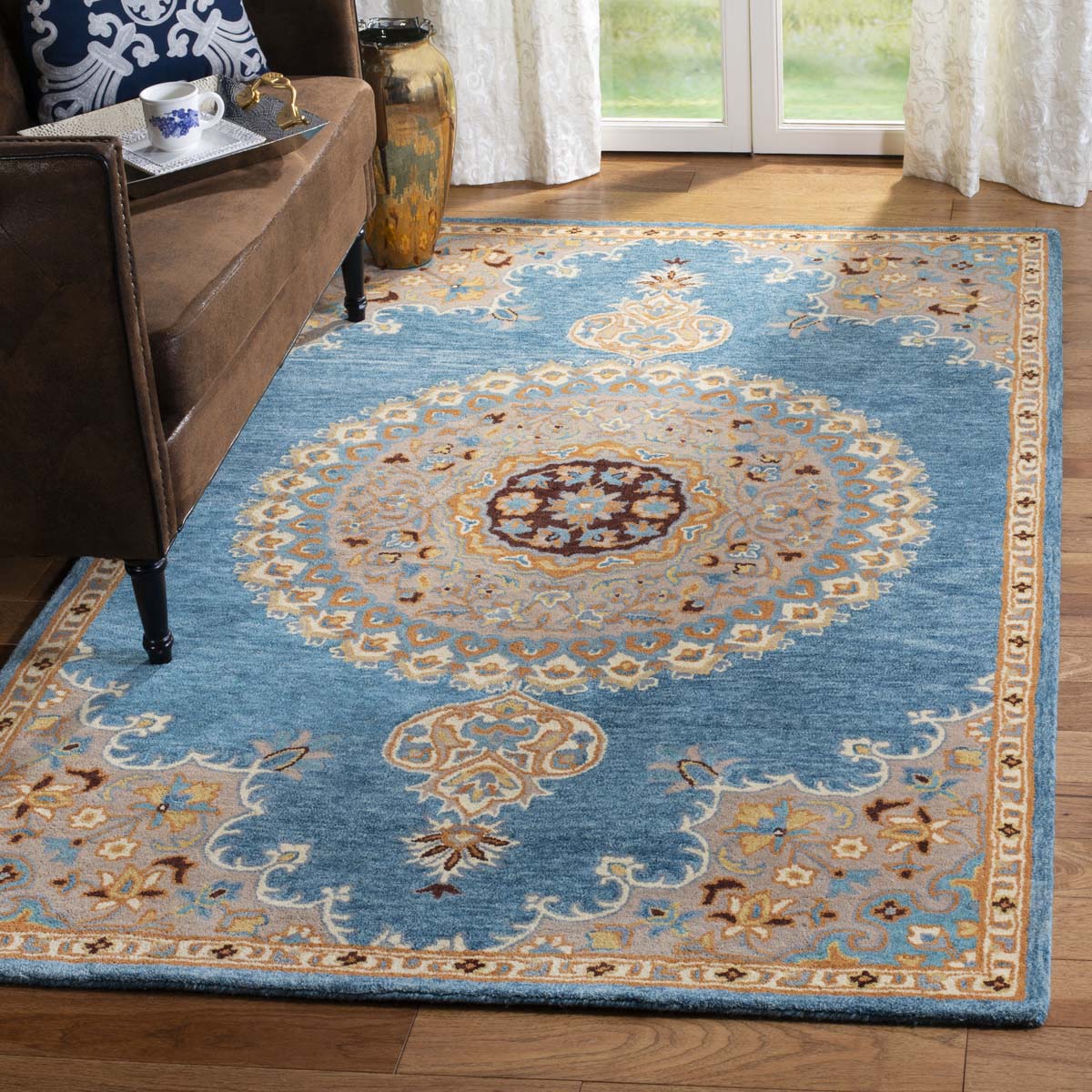 Safavieh Heritage 51M Rug, HG551M - Blue / Beige