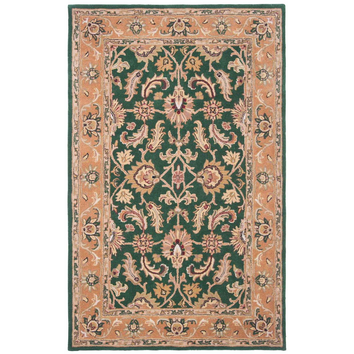 Safavieh Heritage 28A Rug, HG628A - Dark Green / Gold