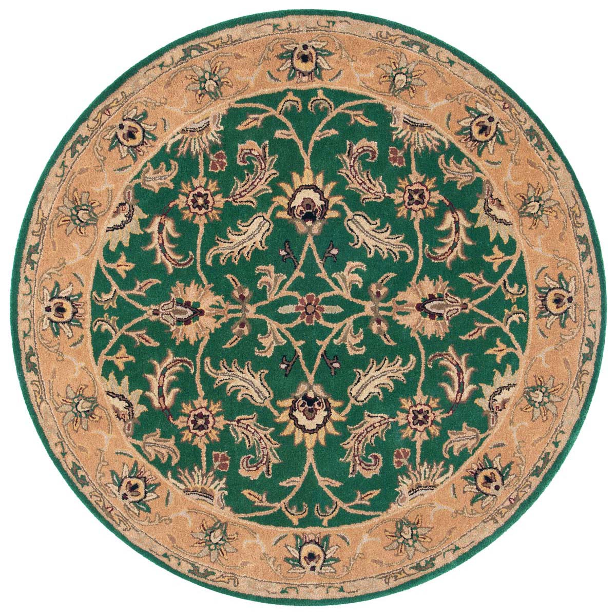 Safavieh Heritage 28A Rug, HG628A - Dark Green / Gold