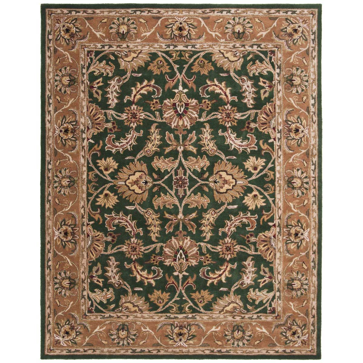 Safavieh Heritage 28A Rug, HG628A - Dark Green / Gold