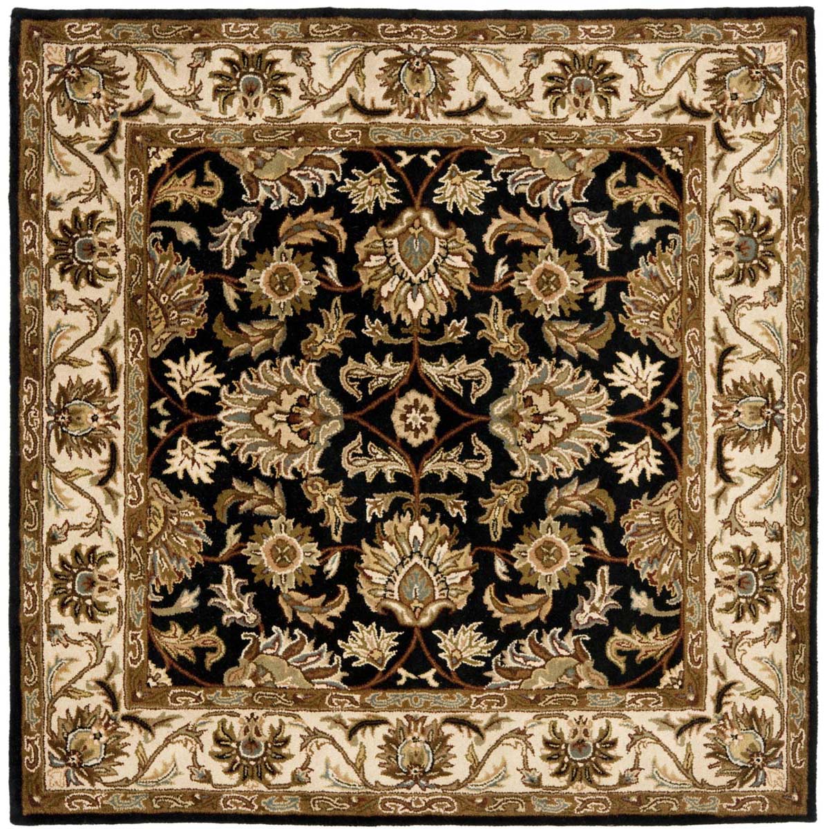 Safavieh Heritage 28B Rug, HG628B - Black / Beige