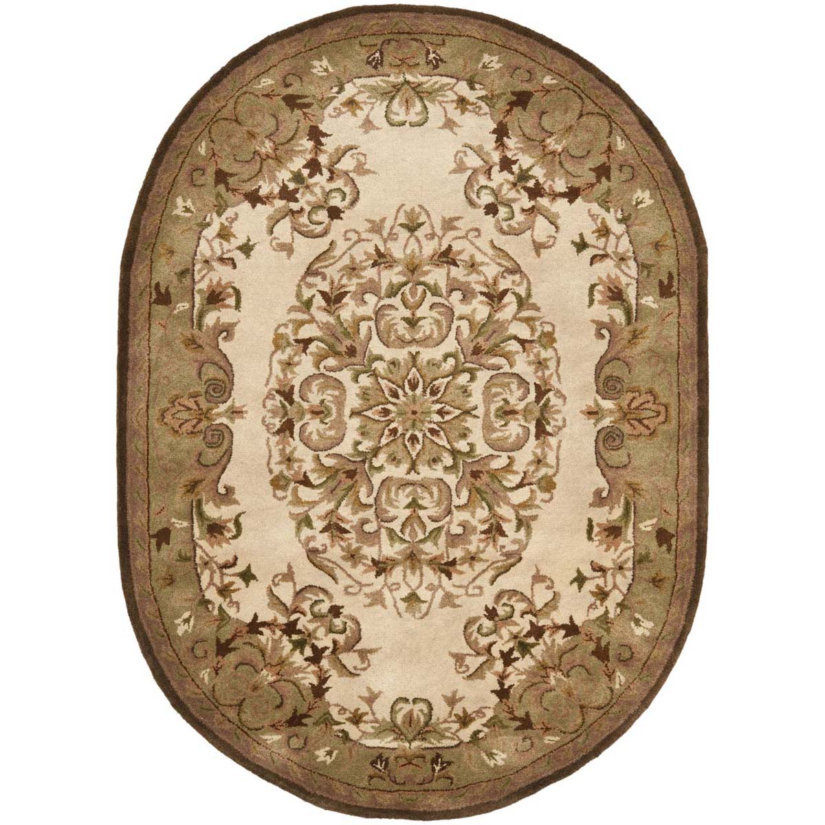 Safavieh Heritage 40A Rug, HG640A - Beige / Green