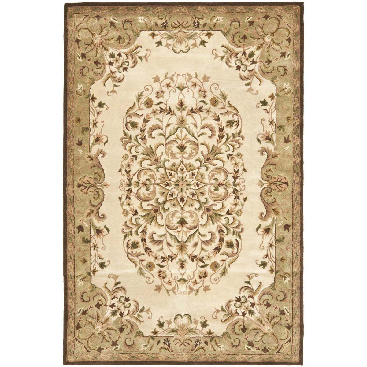 Safavieh Heritage 40A Rug, HG640A - Beige / Green