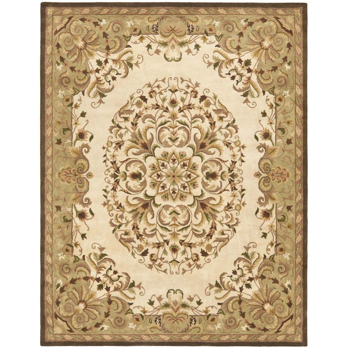 Safavieh Heritage 40A Rug, HG640A - Beige / Green